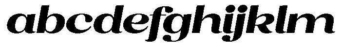 Juligraf Sans Black Exp Italic FONT
