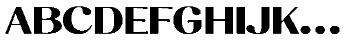 Juligraf Sans Black Expanded Font UPPERCASE
