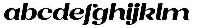 Juligraf Sans Black Sem Exp Italic FONT