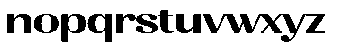 Juligraf Sans Black Sem Exp Font LOWERCASE
