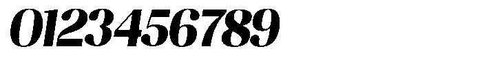 Juligraf Sans Black Semi Condensed Italic Font OTHER CHARS