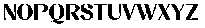 Juligraf Sans Black Font UPPERCASE
