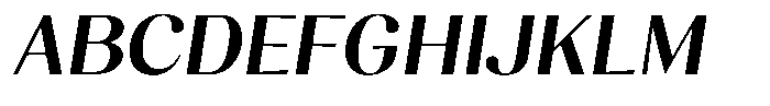 Juligraf Sans Bold Italic Font UPPERCASE
