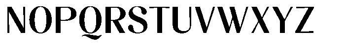 Juligraf Sans Bold Semi Condensed Font UPPERCASE