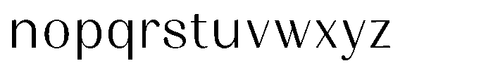 Juligraf Sans Condensed Font LOWERCASE