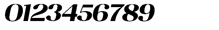 Juligraf Sans Extra Bold Exp Italic Font OTHER CHARS