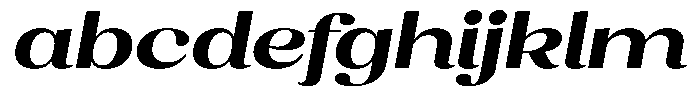 Juligraf Sans Extra Bold Exp Italic FONT