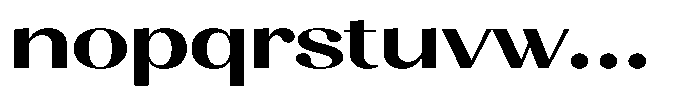 Juligraf Sans Extra Bold Exp Font LOWERCASE