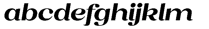 Juligraf Sans Extra Bold Sem Exp Italic FONT