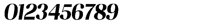 Juligraf Sans Extra Bold Semi Condensed Italic Font OTHER CHARS