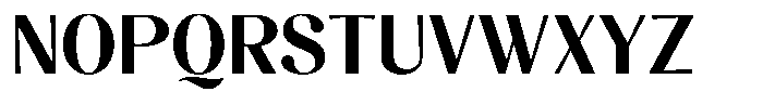 Juligraf Sans Extra Bold Semi Condensed Font UPPERCASE