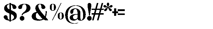 Juligraf Sans Extra Bold Font OTHER CHARS