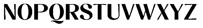 Juligraf Sans Extra Bold Font UPPERCASE