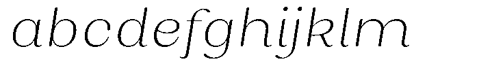 Juligraf Sans Extra Light Italic FONT