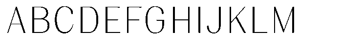 Juligraf Sans Extra Light Semi Condensed Font UPPERCASE