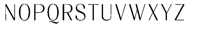 Juligraf Sans Light Condensed Font UPPERCASE