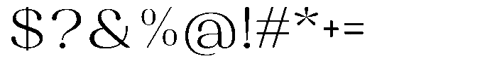 Juligraf Sans Light Expanded Font OTHER CHARS