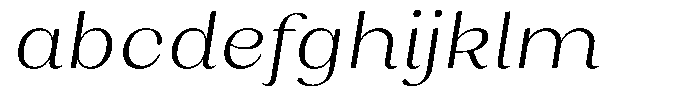Juligraf Sans Light Italic FONT