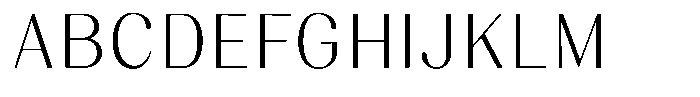 Juligraf Sans Light Semi Condensed Font UPPERCASE