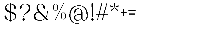 Juligraf Sans Light Font OTHER CHARS