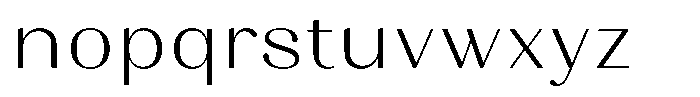 Juligraf Sans Light Font LOWERCASE