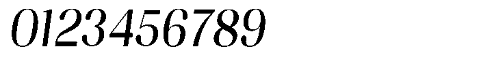 Juligraf Sans Medium Condensed Italic Font OTHER CHARS