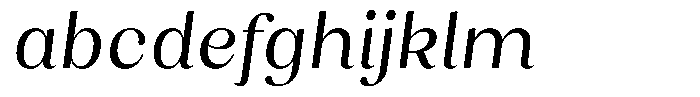 Juligraf Sans Medium Condensed Italic FONT