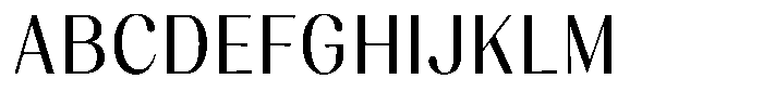 Juligraf Sans Medium Condensed Font UPPERCASE