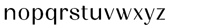 Juligraf Sans Medium Condensed Font LOWERCASE