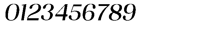 Juligraf Sans Medium Italic Font OTHER CHARS