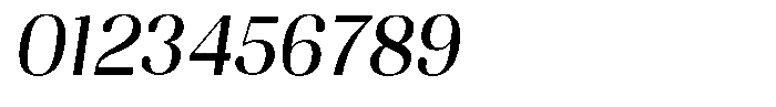 Juligraf Sans Medium Semi Condensed Italic Font OTHER CHARS