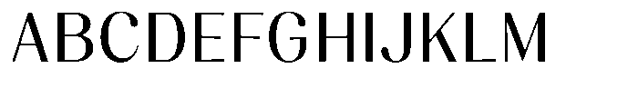 Juligraf Sans Medium Semi Condensed Font UPPERCASE