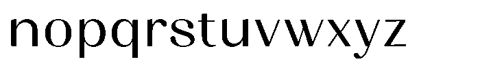 Juligraf Sans Medium Semi Condensed Font LOWERCASE