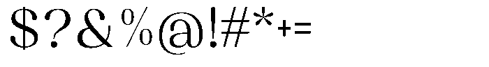 Juligraf Sans Regular Font OTHER CHARS