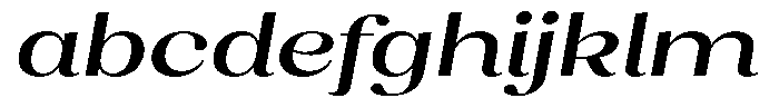 Juligraf Sans Sem Bold Exp Italic FONT