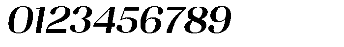 Juligraf Sans Sem Bold Sem Exp Italic Font OTHER CHARS