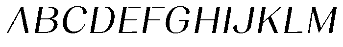 Juligraf Sans Sem Exp Italic Font UPPERCASE