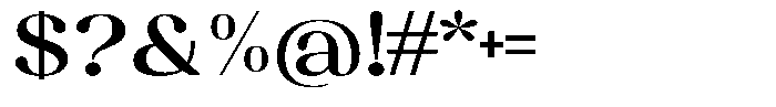 Juligraf Sans Semi Bold Expanded Font OTHER CHARS