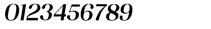 Juligraf Sans Semi Bold Italic Font OTHER CHARS