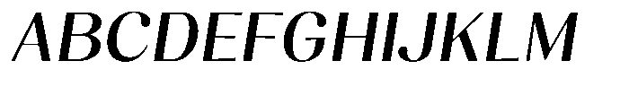 Juligraf Sans Semi Bold Italic Font UPPERCASE