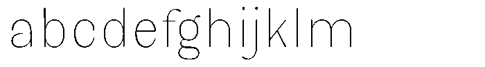 Juligraf Sans Thin Condensed FONT