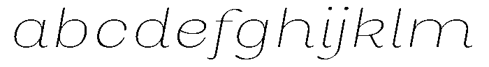 Juligraf Sans Thin Exp Italic FONT