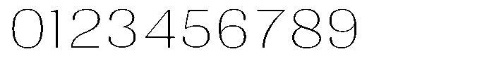 Juligraf Sans Thin Expanded Font OTHER CHARS