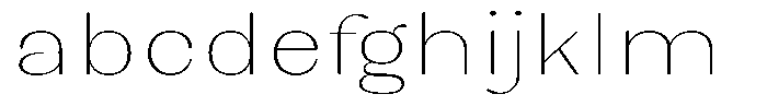 Juligraf Sans Thin Expanded FONT