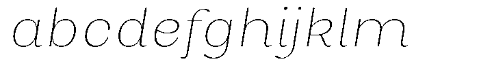Juligraf Sans Thin Italic FONT