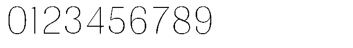 Juligraf Sans Thin Semi Condensed Font OTHER CHARS