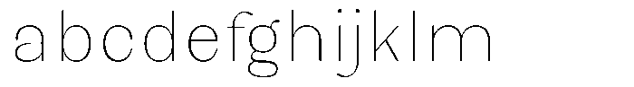 Juligraf Sans Thin Semi Condensed FONT