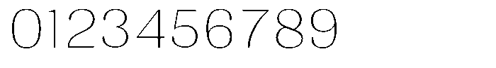 Juligraf Sans Thin Semi Expanded Font OTHER CHARS