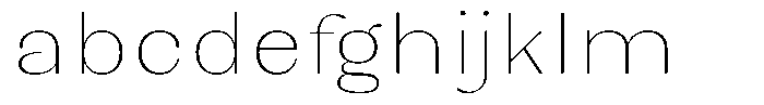 Juligraf Sans Thin Semi Expanded FONT