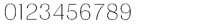 Juligraf Sans Thin Font OTHER CHARS